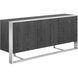 Dalton 70.75 X 17.75 inch Stainless Steel / Grey Sideboard